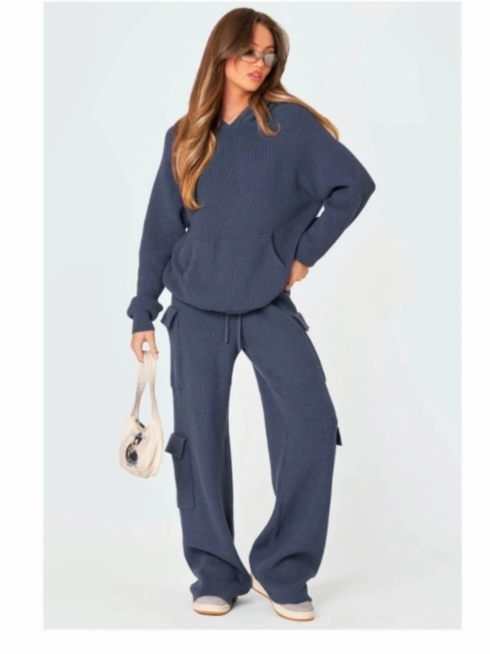 Edikted Knit Cargo Sweat Set